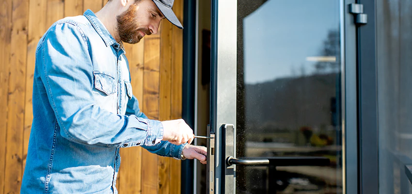 Frameless Glass Storefront Door Locks Replacement in Mount Prospect, IL