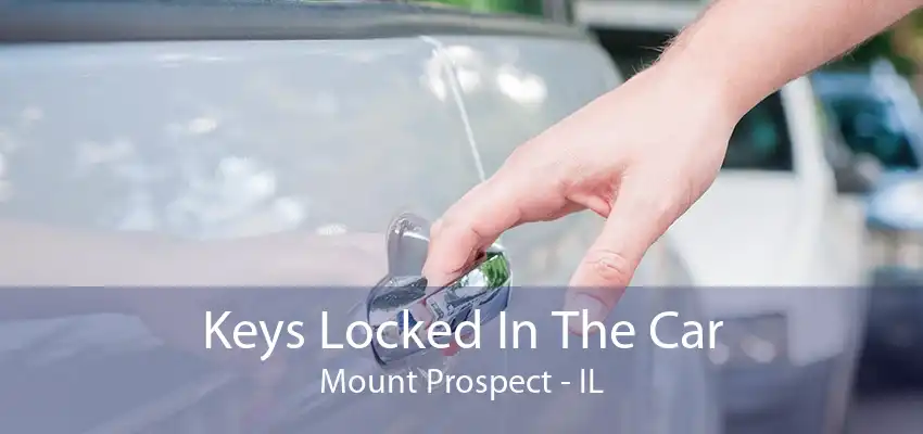 Keys Locked In The Car Mount Prospect - IL